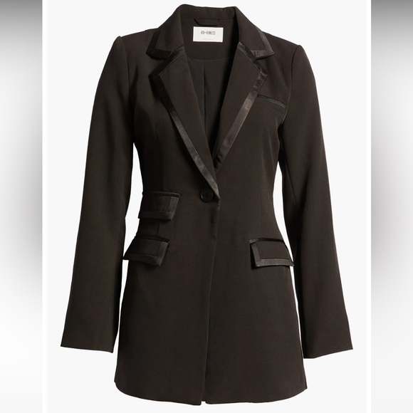 4th & Reckless Bella Long Blazer - Picture 4 of 4